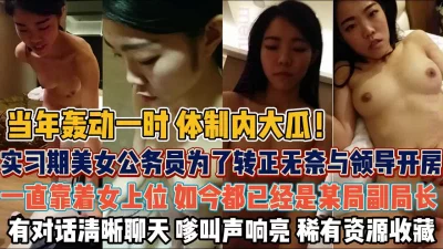 实习美女公务员！为转正和领导开房靠美色升到副局长『狠货高科技看简阶』